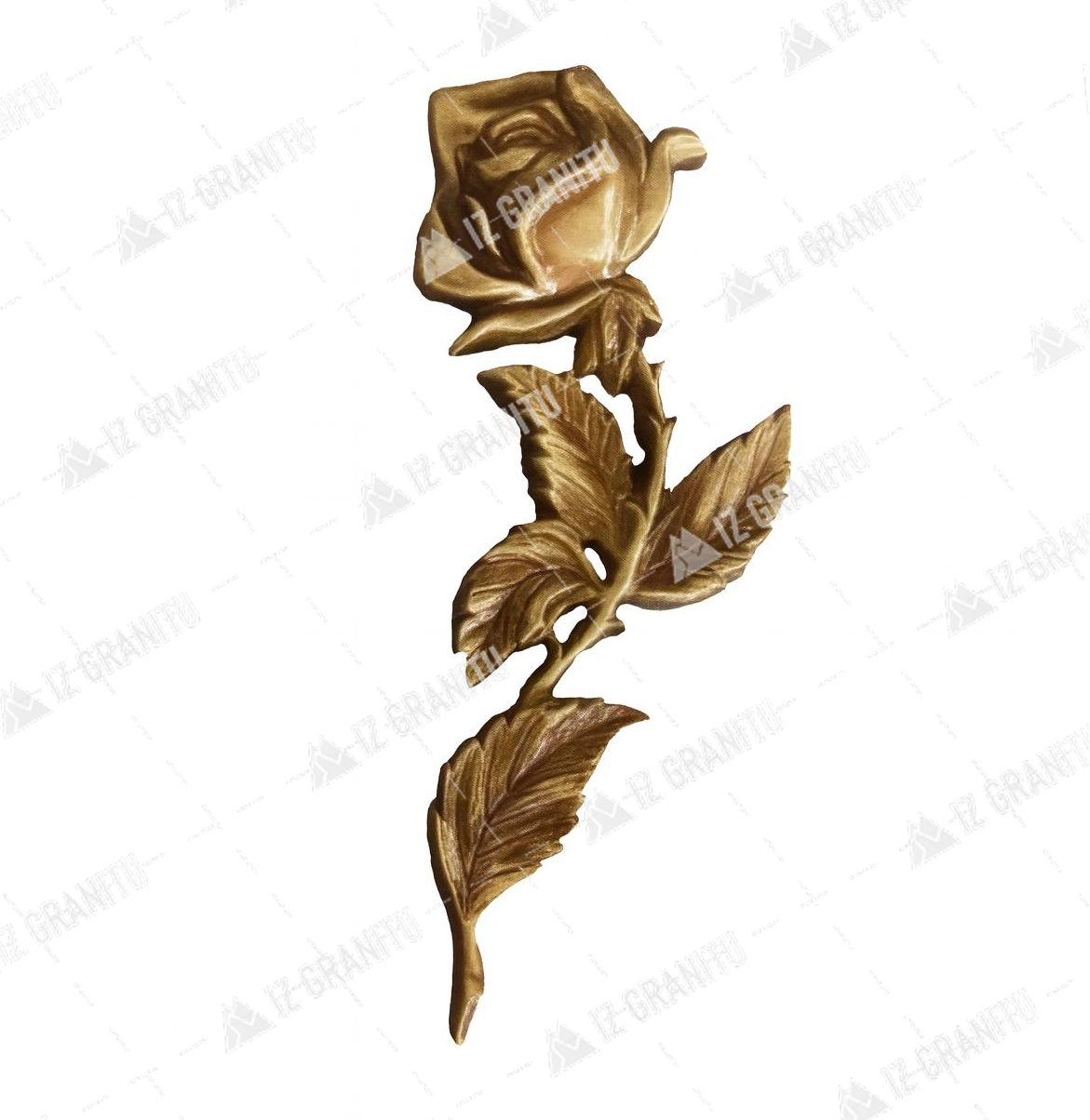 Квітка латунна 3